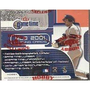  2001 Fleer Gametime Baseball Sealed Hobby Box   MLB Cards 