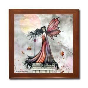  Autumn Winds Fairy Ceramic Tile Box MXH04BX By Molly 