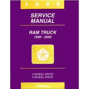   1996 DODGE 1500 3500 RAM TRUCK Shop Service Manual 