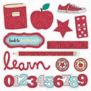 Fancy Pants Designs   Off to School Collection   Glitter Cuts 