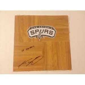  San Antonio Spurs Rookie KAWHI LEONARD Signed Autographed 
