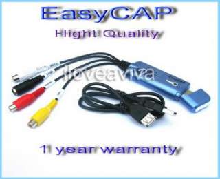 Easycap USB 2.0 DC60 Video TV DVD VHS Capture Adapter  