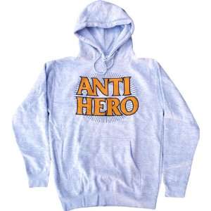 Anti Hero Recognized Hoody Sweater Small Heather Grey 