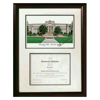  University of Utah Scholar Framed Lithograph and Your 