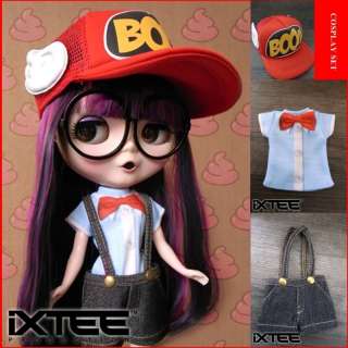 Blythe Kenner Doll Outfit IXTEE ARARE Comic Set   RED  