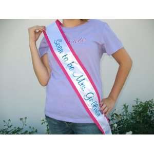  Personalized Glitter Sash in Variety of Colors Everything 