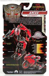 This auction is for ARCEE Transformer ROTF Revenge of the Fallen movie 