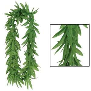  Tropical Fern Leaf Lei (green) Party Accessory (1 count 