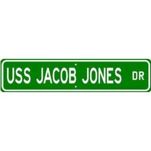  USS JACOB JONES DE 130 Street Sign   Navy Sports 