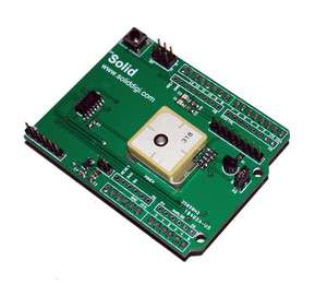 SolidDigi GPS Shield With SD Card Slot for Arduino  