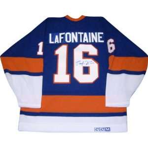 Pat LaFontaine New York Islanders Autographed Authentic Jersey  