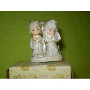   , Bless you and kepp youBride and Groom Figurine