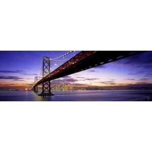 Twilight, Bay Bridge, San Francisco, California, USA Photographic 