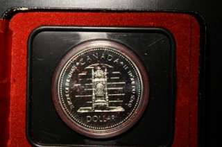   CANADIAN COIN SILVER DOLLAR 1952 1977 THRONE OF THE SENATE #B105