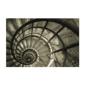  Spiral Staircase in Arc de Triomphe Giclee Poster Print by 