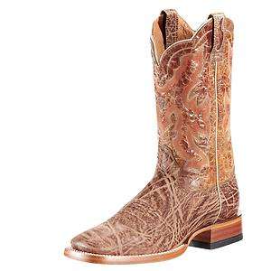 Ariat Mens Nitro Genuine Leather Cowboy Boots Dry Tan/Quartz 10009563 