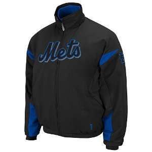  New York Mets Pitch Black Triple Peak Premier Jacket 