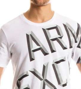 Armani Exchange 3D Logo T Shirt White NWT  