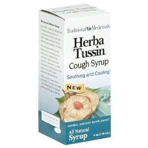 Traditional Medicinals Herba Tussin Cough Syrup, 4 Ounce Bottle