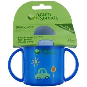  i Play   Green Sprouts Sippy Cup Stage 2 4 3 12 Months Blue Baby