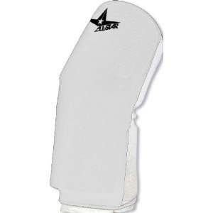   Long Sports Protective Knee Pads WH   WHITE LGE