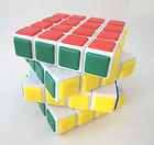   Seller  LanLan 4x4 White Tiled Sticker Speed Cube Twisty Puzzle 4x4x4