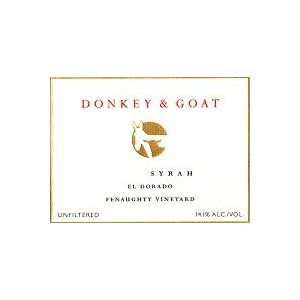   Donkey and Goat Fenaughty Vineyard Syrah 2008 Grocery & Gourmet Food
