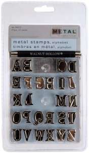 Walnut Hollow METAL STAMPS ALPHABET SET Must See   