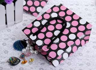   Dots Rectangle Paper Carrier Gift Present Packing Bag 5.9x5.2 FASHION