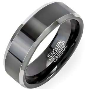 Tungsten Carbide Mens Ladies Unisex Ring Wedding Band 6 mm Flat Top 