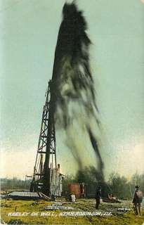 IL ROBINSON KEELEY OIL WELL MAILED 1909 EARLY R2269  