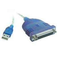   16899) 6ft USB to DB25 IEEE 1284 Parallel Printer Adapter Cable  