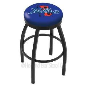  University of Tulsa 25 inch Swivel Bar Stool with Accent 