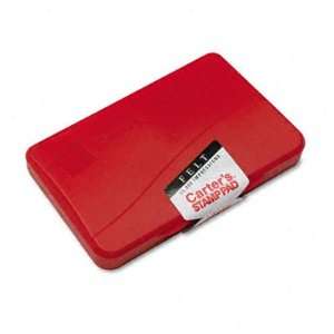  Felt Stamp Pad 4.25w x 2.75d Red Electronics