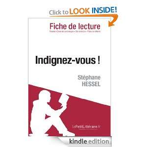Indignez vous  de Stéphane Hessel (Fiche de lecture) (French Edition 