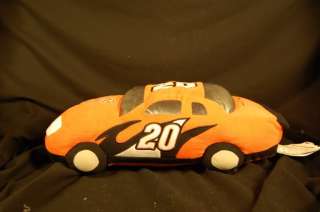 JUMBO 18 Plush  Orange Nascar #20 Race Car  