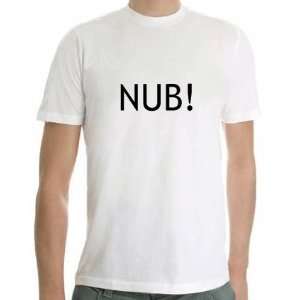  Nub White T shirt SIZE ADULT MEDIUM 