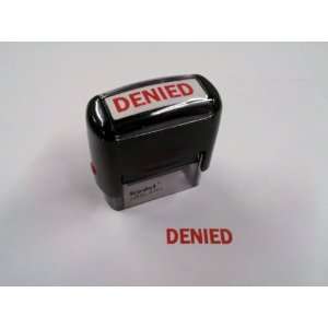  DENIED Self Inking RED Stamp   High Quality Baby