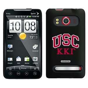  USC Kappa Kappa Gamma letters on HTC Evo 4G Case  