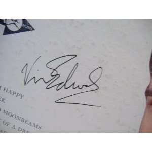 Edwards, Vince Vincent LP Signed Autograph Ben Casey Sometimes IM 