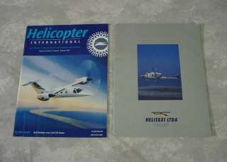 17 HELICOPTER SALES BROCHURES BELL Lloyd HUGHES McDonnell Douglas MD 