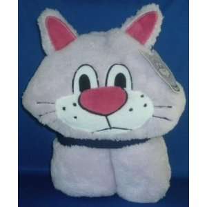  Cuddly Buddy Hooded Wrap Throw Lavender Kitten Cat Plush 