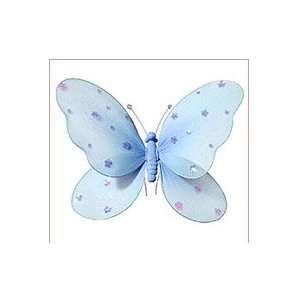  Sequined Butterfly   Medium Blue 