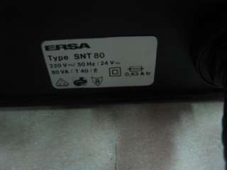 ERSA MS 8000 TEMP CONTROL SYSTEM TCS D 800 SNT 80 W/MANY PARTS  