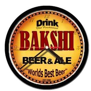  BAKSHI beer and ale wall clock 