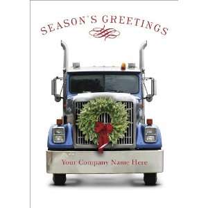 Holiday Wreath on Truck   100 Cards 
