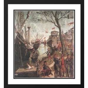   Matted The Arrival of the Pilgrims in Cologne