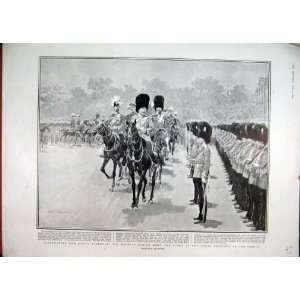   1903 Kings Birthday Riding Horse Royal Trooping Colour