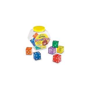  7 Pack LEARNING RESOURCES JUMBO DICE IN DICE Everything 