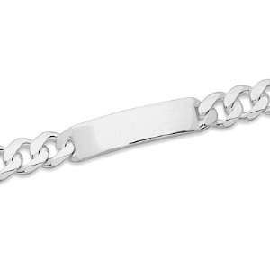   Bracelet, 8 in long, 14mm 350 Gage Curb ID Engraveable Identification